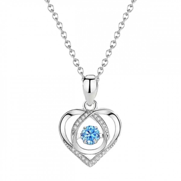 925 Sterling Silver Eternal Heart Necklace