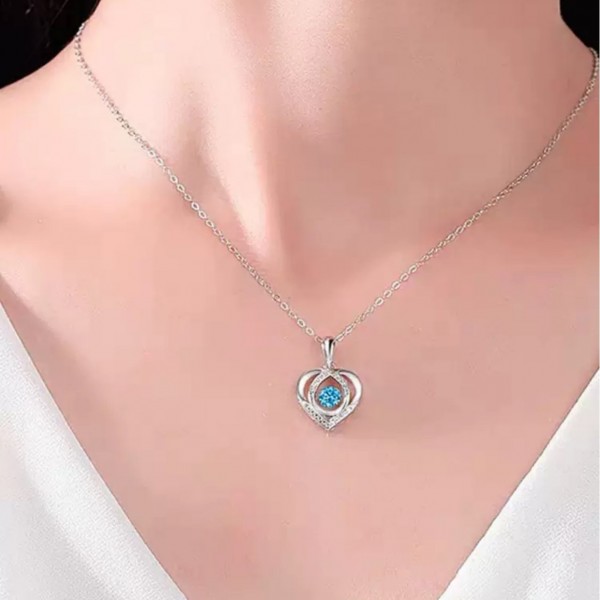 925 Sterling Silver Eternal Heart Necklace