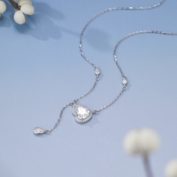 925 Sterling Silver Necklace Calabash