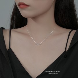 925 Sterling Silver Beading Necklace