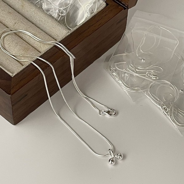 925 Sterling Silver Cherry Necklace