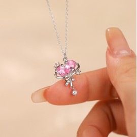 925 Sterling Silver Romantic Planet Necklace