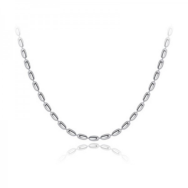 925 Sterling Silver Necklace Melon Seeds