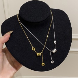 925 Sterling Silver Cylindrical Geometric Necklace