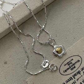 925 Sterling Silver Smiley Face Necklace