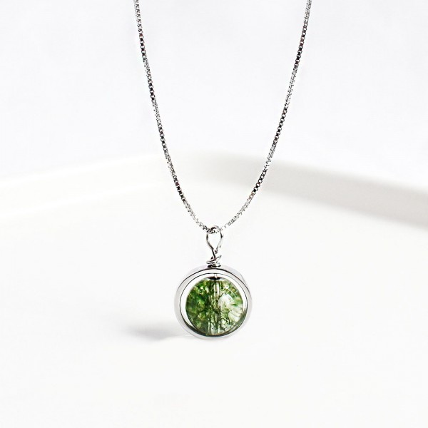 925 Sterling Silver Necklace Ghost