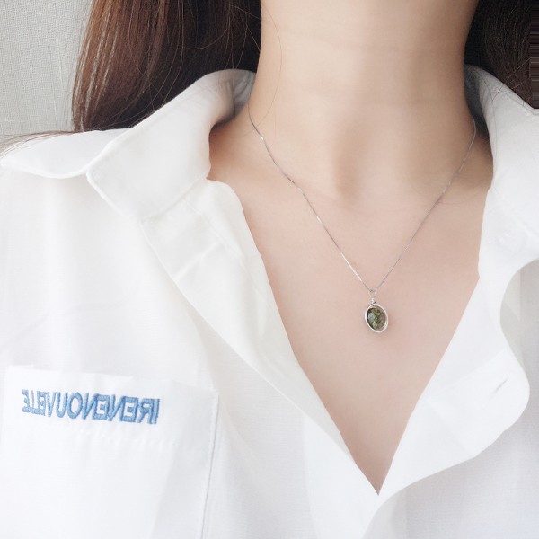 925 Sterling Silver Necklace Ghost