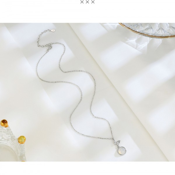 925 Sterling Silver Butterfly Jade Marrow Necklace