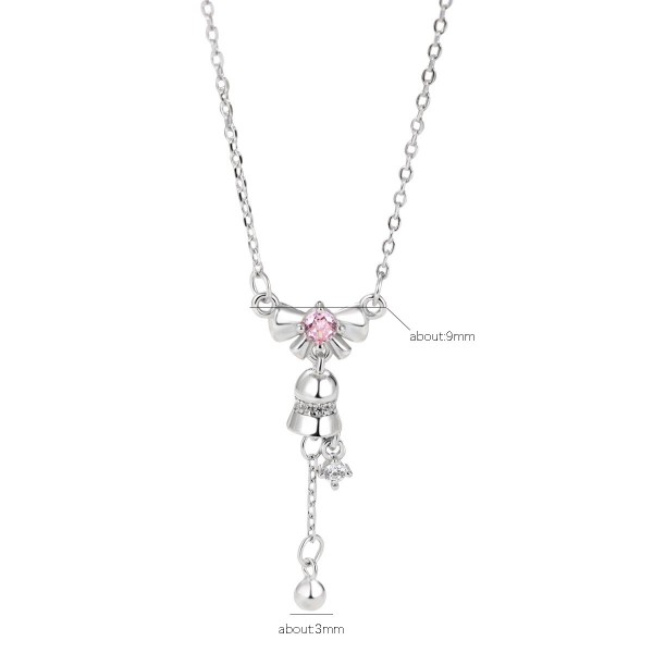 925 Sterling Silver Necklace ﻿Bell