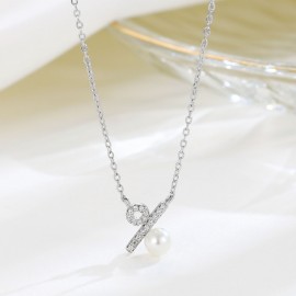 925 Sterling Silver Necklace Percentage Pearl