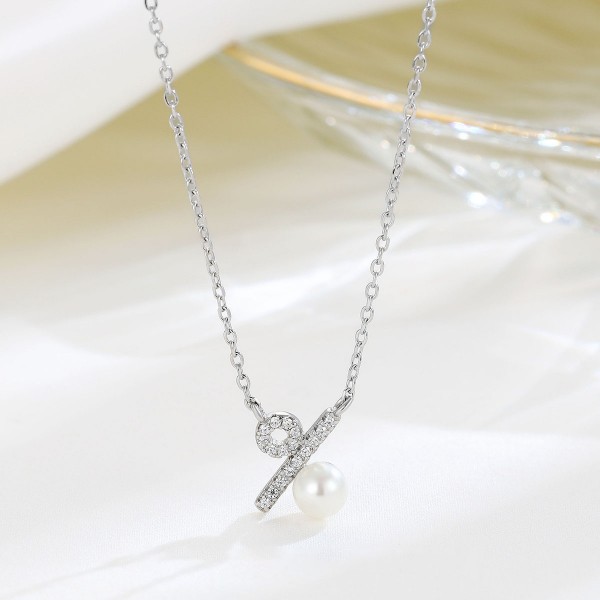 925 Sterling Silver Necklace Percentage Pearl