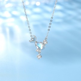 925 Sterling Silver Necklace Whale