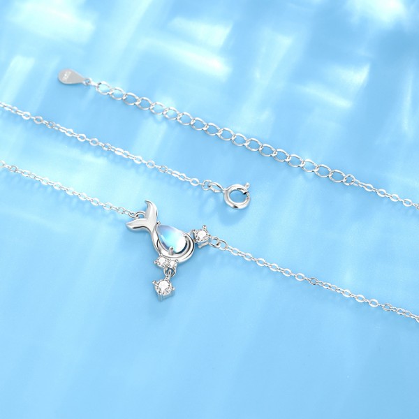 925 Sterling Silver Necklace Whale
