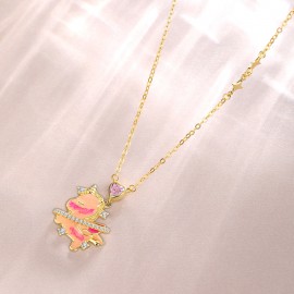 925 Sterling Silver Necklace Pony