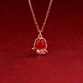 925 Sterling Silver Spirit Snake Necklace