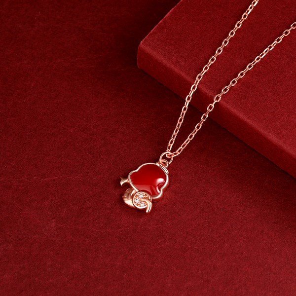 925 Sterling Silver Spirit Snake Necklace