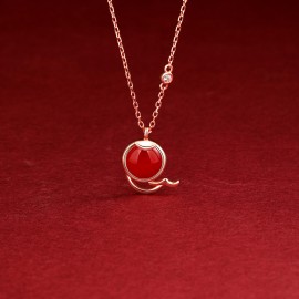 925 Sterling Silver Zodiac Snake Necklace