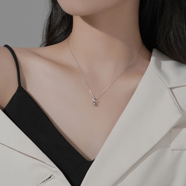 925 Sterling Silver Rose Necklace