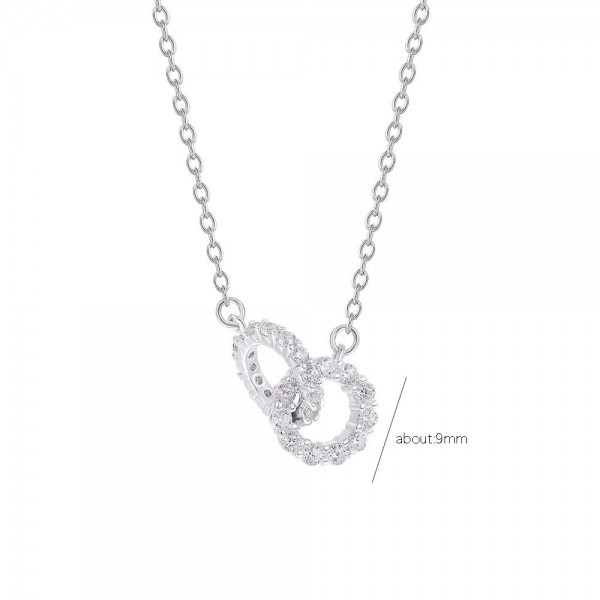 925 Sterling Silver Interlocking Haoshi Necklace