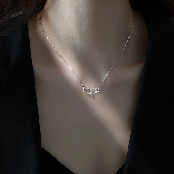 925 Sterling Silver Pisces Necklace