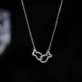 925 Sterling Silver Pisces Necklace