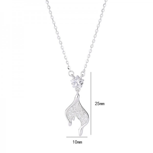 925 Sterling Silver Mermaid Necklace