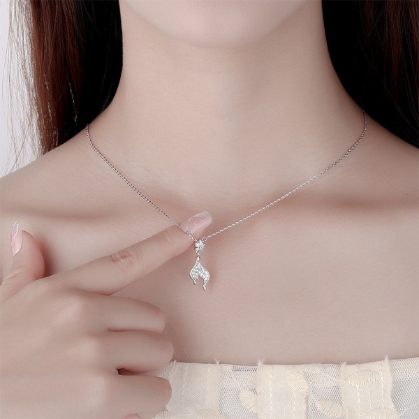 925 Sterling Silver Mermaid Necklace