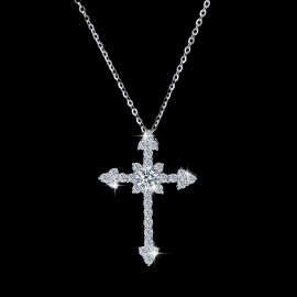 925 Sterling Silver Cross Necklace