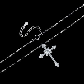 925 Sterling Silver Cross Necklace
