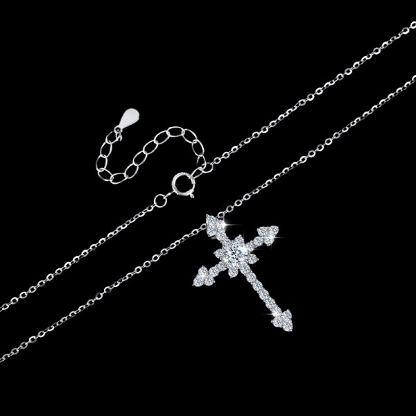 925 Sterling Silver Cross Necklace
