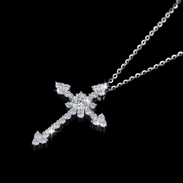 925 Sterling Silver Cross Necklace
