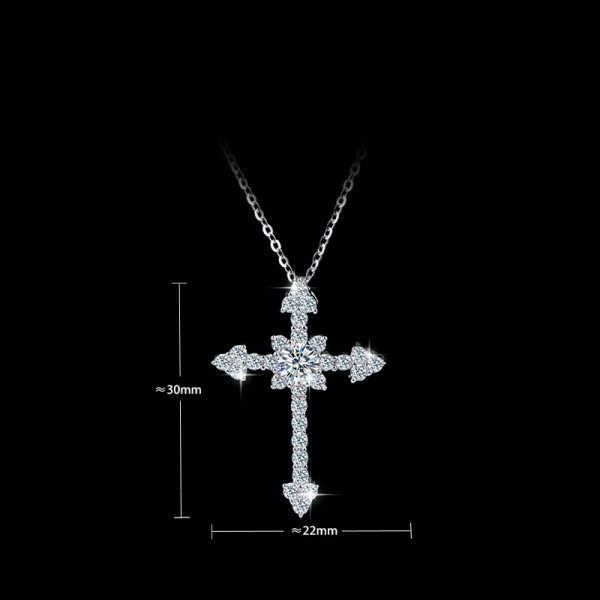 925 Sterling Silver Cross Necklace