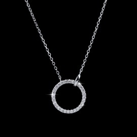 925 Sterling Silver Circular Necklace