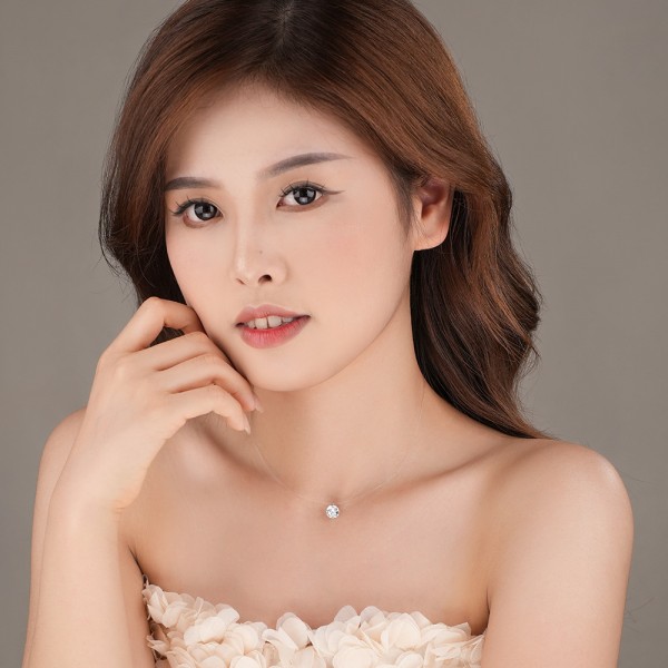 S925 Sterling Silver Mermaid's Tear Pendant Necklace