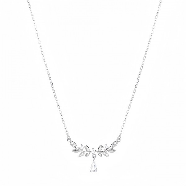 S925 Sterling Silver Niche Luxury Laurel Goddess Necklace