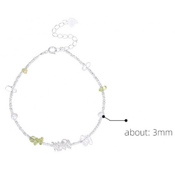 925 Sterling Silver Irregular Bracelet