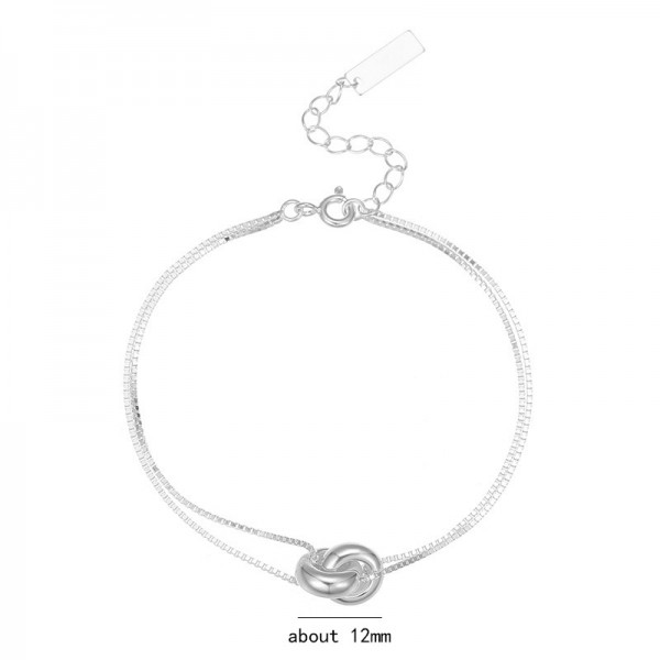 925 Sterling Silver Linked Bracelet