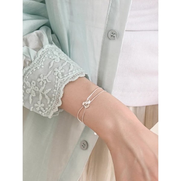 925 Sterling Silver Linked Bracelet