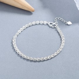 925 Sterling Silver Phoenix Tail Elegance Bracelet