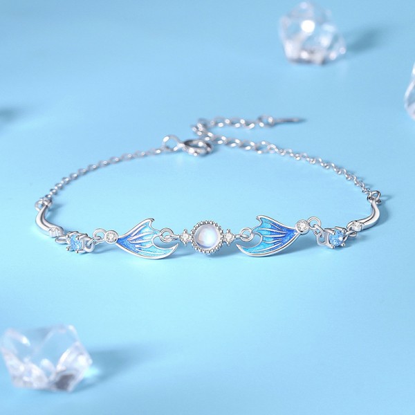 925 Sterling Silver Mermaid Bracelet