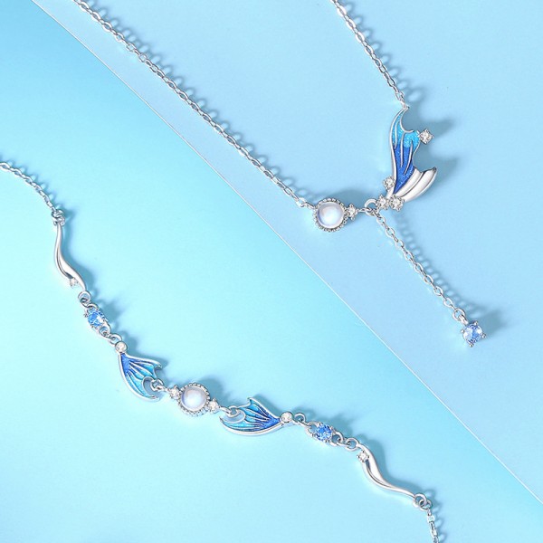 925 Sterling Silver Mermaid Bracelet