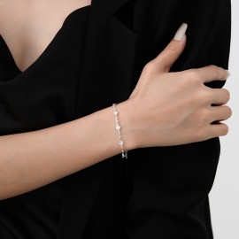 925 Sterling Silver Rose Bracelet