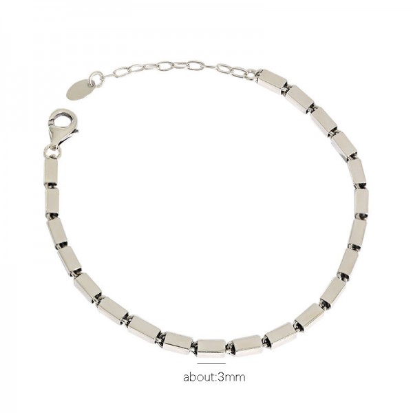 925 Sterling Silver Chain Bracelet