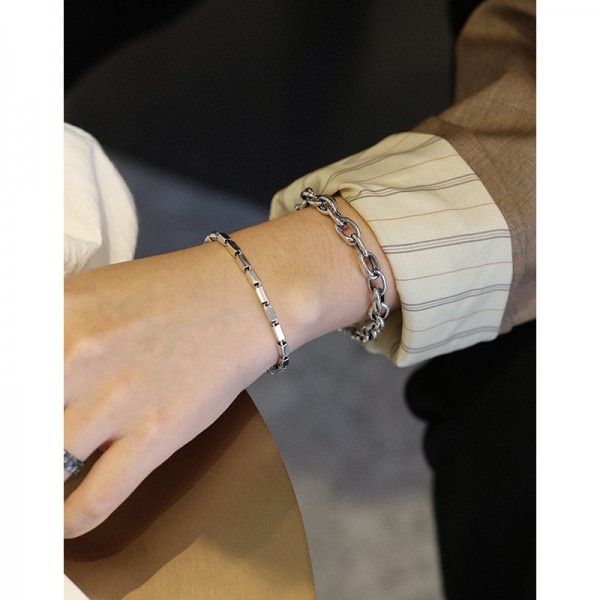 925 Sterling Silver Chain Bracelet