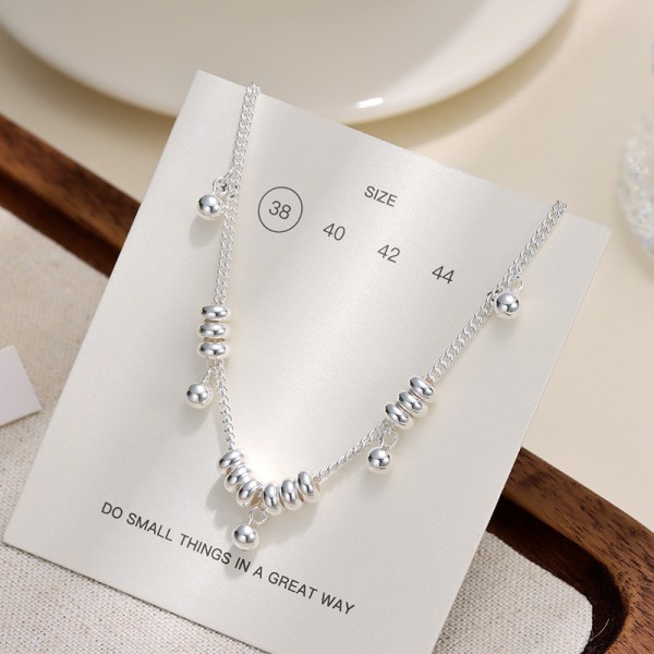 925 Sterling Silver Plain Circle Bracelet