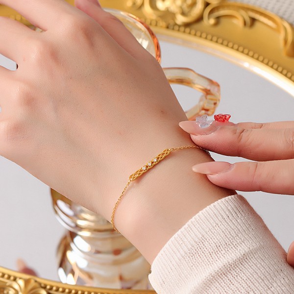 925 Sterling Silver Lacework Bracelet