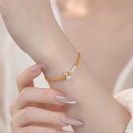 999 Sterling Silver Calabash Bracelet