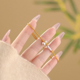 999 Sterling Silver Calabash Bracelet