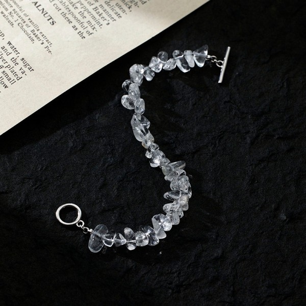 925 Sterling Silver Heart and Bead Bracelet