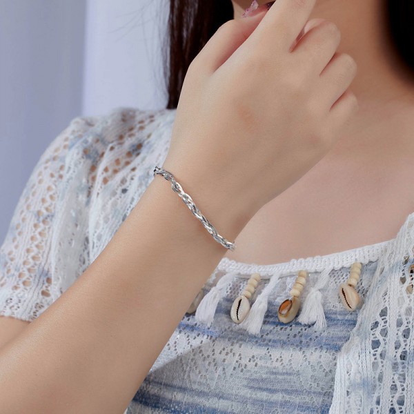 925 Sterling Silver Twisted Bracelet